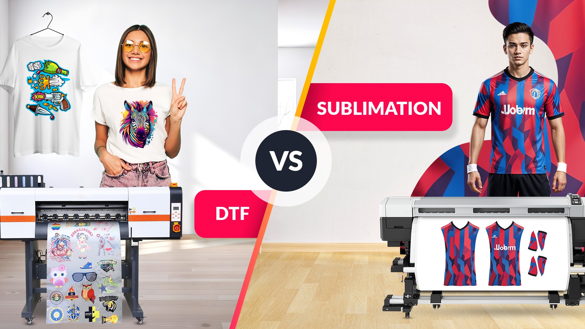 DTF Printing Vs Sublimation Printing