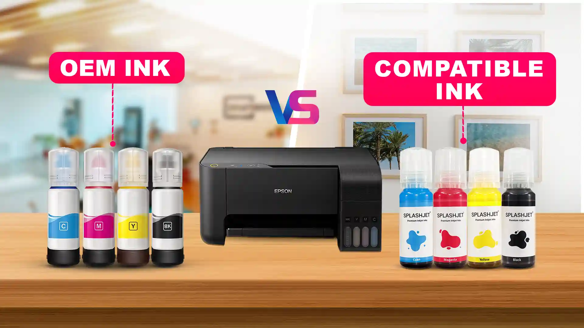 Read more about the article OEM Ink Vs Compatible Ink