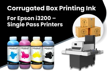 Corrugated Box Printing Ink For Epson i3200, Single Pass Printers