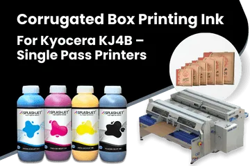 Corrugated Box Printing Ink For Kyocera KJ4B, Single Pass Printers