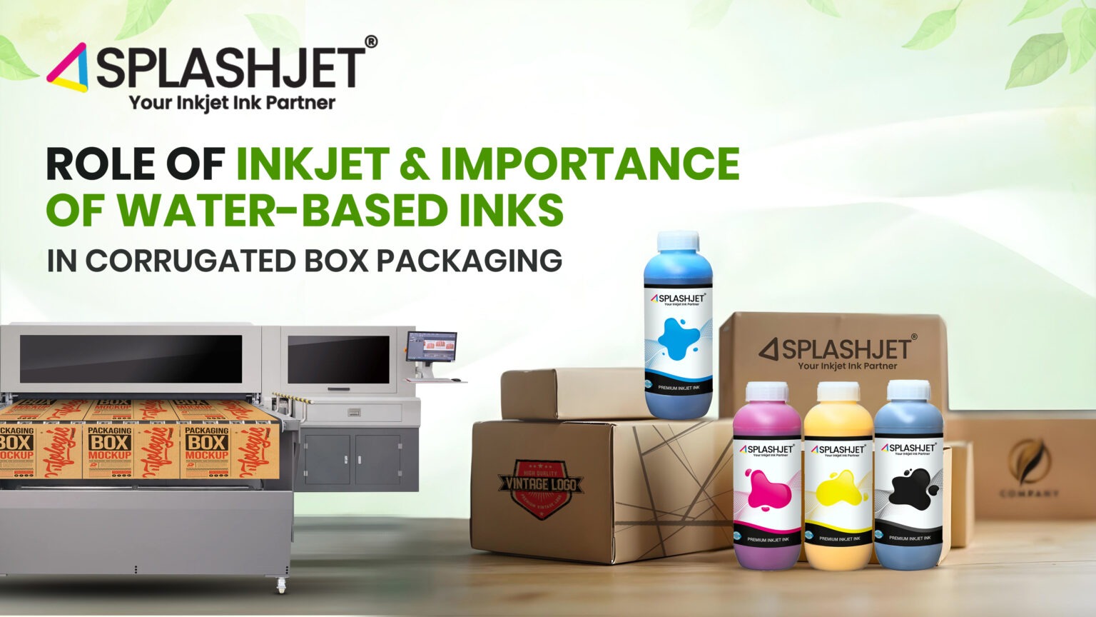 Importance of Water-Based Inks In Corrugated Box Printing & Packaging