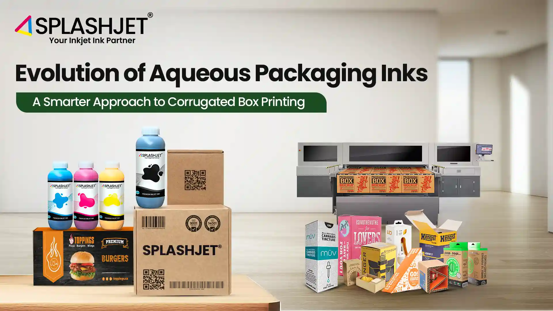 Evolution of Aqueous Packaging Ink - Corrugated box
