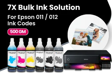 7X Bulk Ink Solution for Epson 011-012 Ink Codes