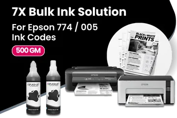 7X Bulk Ink Solution for Epson 774-005 Ink Codes