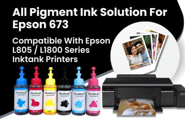 All Pigment Ink Solution For Epson 673 Ink Tank Printer