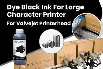 Dye Black Ink For LCP Printer- For Valvejet Printerhead