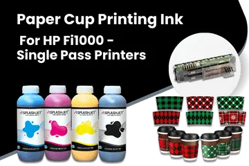 Paper Cup Printing Ink For HP Fi1000 - Single Pass Printers