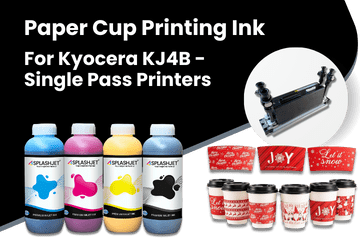 Paper Cup Printing Ink For Kyocera KJ4B - Single Pass Printer