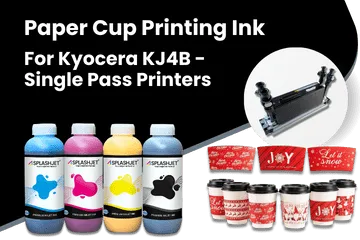 Paper Cup Printing Ink For Kyocera KJ4B - Single Pass Printer
