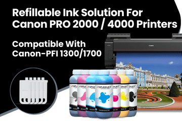 Refillable Ink Solution For Canon PRO 2000, 4000, 6000 Printers