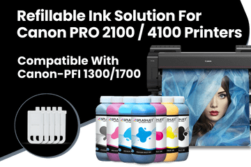 Refillable Ink Solution For Canon PRO 2100-4100-6100 Printer