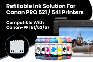 Refillable Ink Solution For Canon PRO 561-541-521 Printers