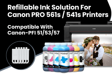 Refillable Ink Solution For Canon PRO 561s-541s Printers