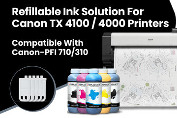 Refillable Ink Solution For Canon TX -4100-4000-3100-3000 Printers