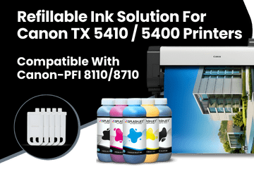 Refillable Ink Solution For Canon TX-5410-5400-5310-5300 Printers
