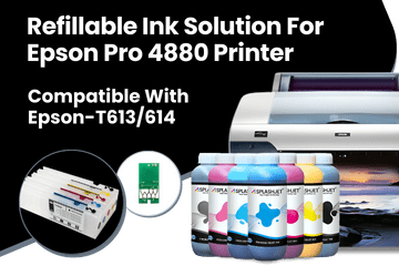 Refillable Ink Solution For Epson Pro 4880 Printer