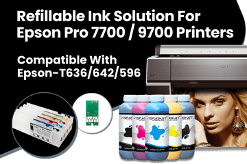 Refillable Ink Solution For Epson Pro 7700, 9700 Printers