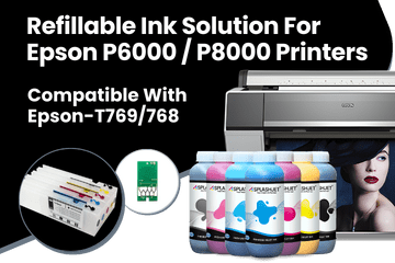 Refillable Ink Solution For Epson SC-P6000, P8000 Printers