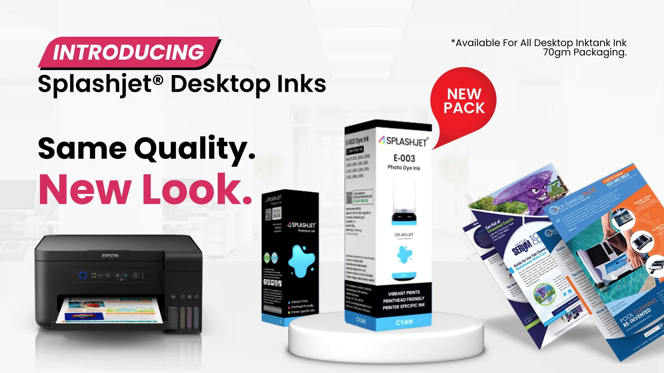 You are currently viewing Introducing Splashjet New Packaging With Same Quality of Ink