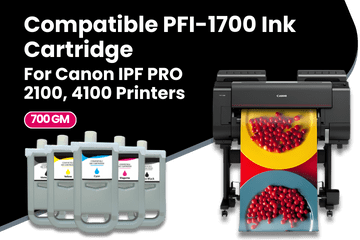 Compatible PFI-1700 Ink Cartridge For Canon IPF PRO 2100, 4100, 6100 Printers Series