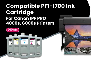Compatible PFI-1700 Ink Cartridge For Canon IPF PRO 4000s, 6000s Printers Series