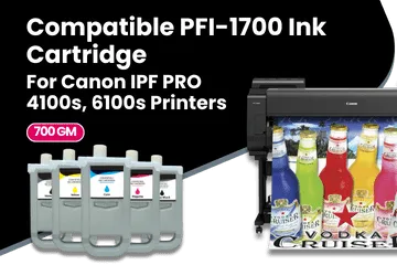 Compatible PFI-1700 Ink Cartridge For Canon IPF PRO 4100s, 6100s Printers Series