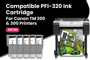 Compatible PFI-320 Ink Cartridge For Canon TM 200 & 300 Printers Series