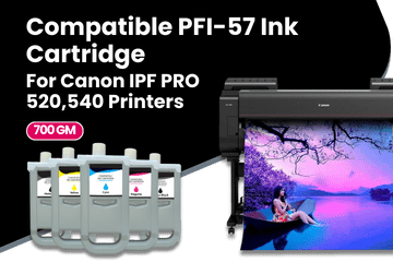 Compatible PFI-57 Ink Cartridge For Canon IPF PRO 520, 540, 560 Printers Series