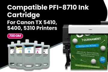 Compatible PFI-8710 Ink Cartridge For Canon TX-5410, 5400, 5310, 5300 Printer Series