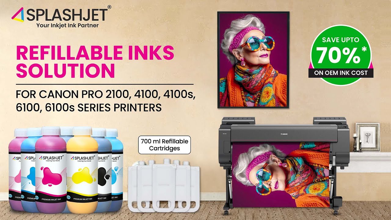 You are currently viewing Photo Pigment Ink for Canon PRO 2100, 4100, 4100s, 6100, 6100s Printers | Refillable Ink Solution