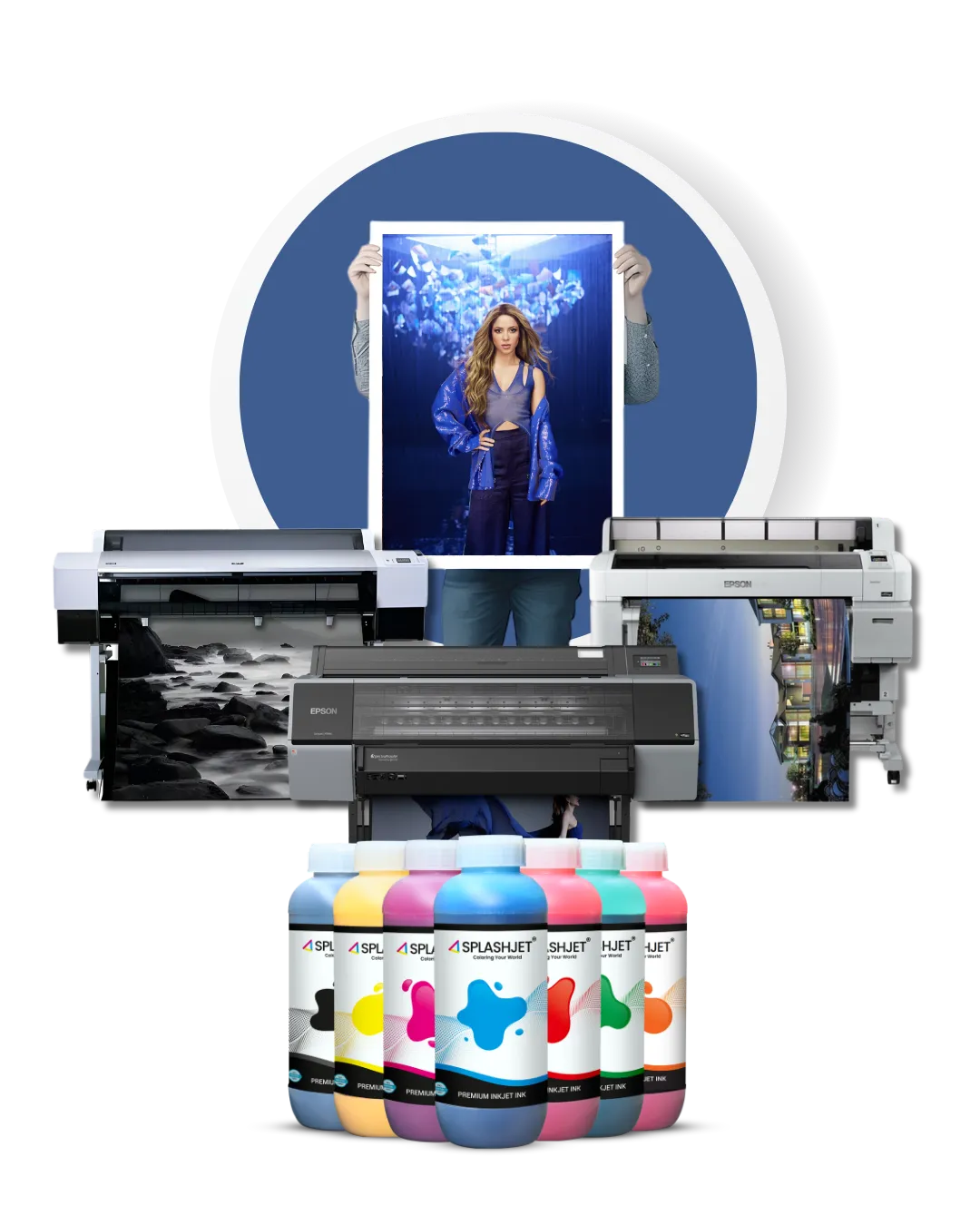 Refillable Ink For Epson LFP
