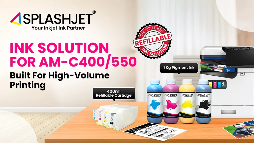Refillable Ink for Epson WF AM-C400