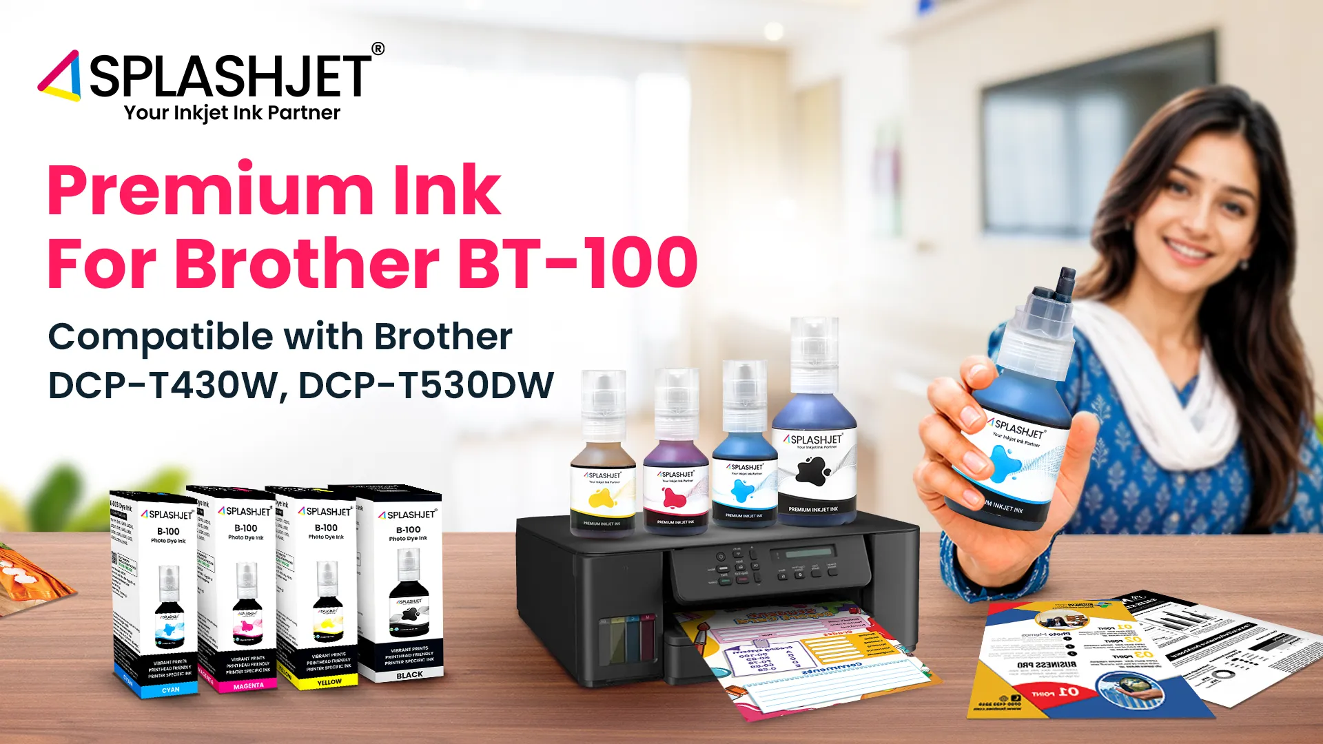 You are currently viewing Premium Ink Solution for Brother T530DW | Compatible with Brother BT-100 Series Ink