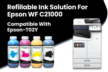 Refillable Ink Solution For Epson WF AM C21000 Printer