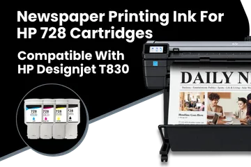 Newspaper Printing Ink For HP 728 Cartridges